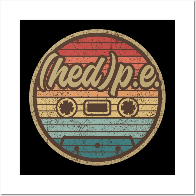 hed p.e. cassette retro circle Wall Art by penciltimes